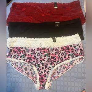 Bundle of 3 NWT Torrid size 3 cheeky panties.  Retail value $65.50.